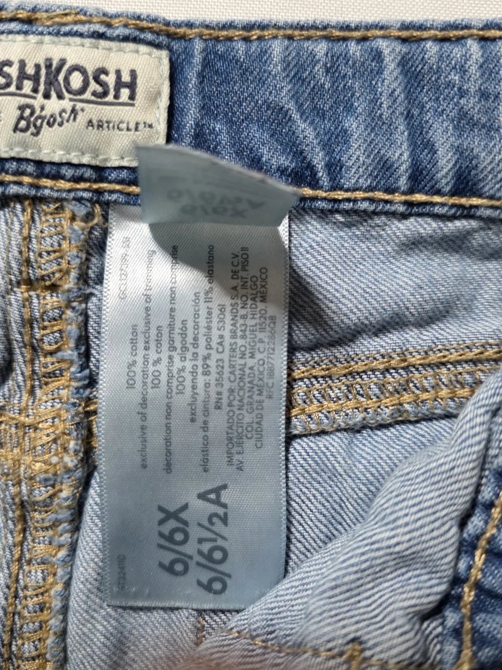 OshKosh B'gosh Denim Cargo Jeans